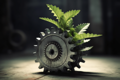 Sustainable Gears. Tool: Midjourney